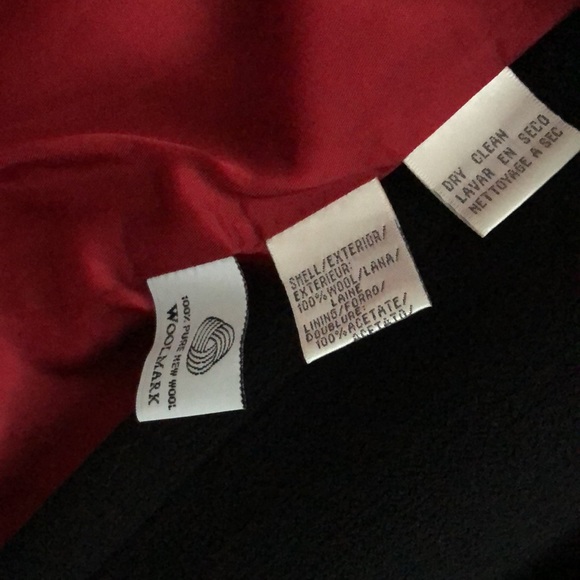 Vintage Jones New York fully lined wool jacket and pants size 12 - Picture 5 of 6